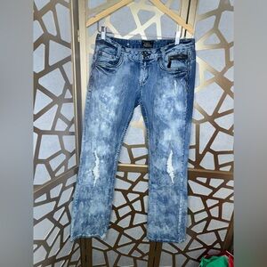 Vintage Rerock Express Size 8
Low Rise Bootcut Flare Jeans
Y2K Design Pockets